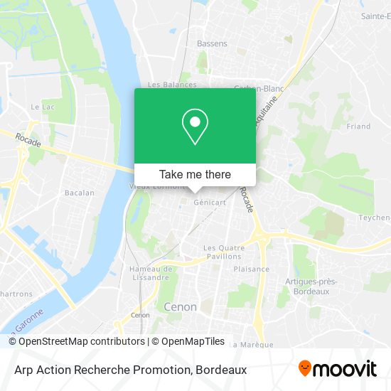 Arp Action Recherche Promotion map