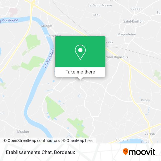 Etablissements Chat map