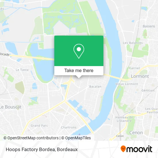 Hoops Factory Bordea map