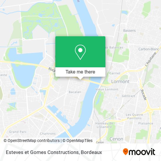 Esteves et Gomes Constructions map