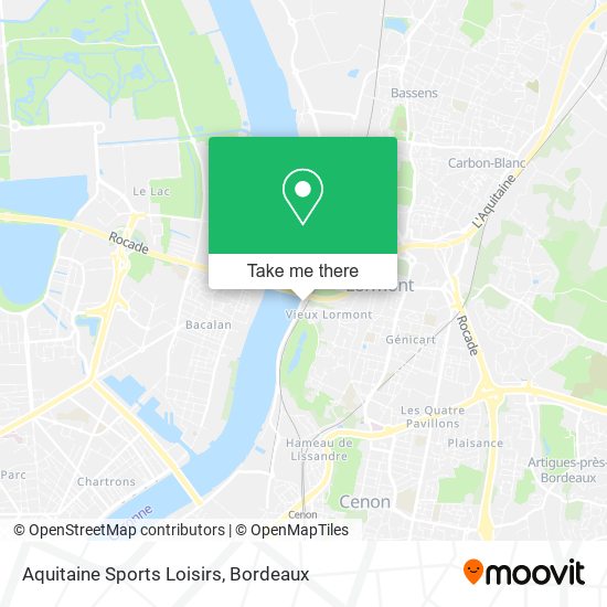 Mapa Aquitaine Sports Loisirs