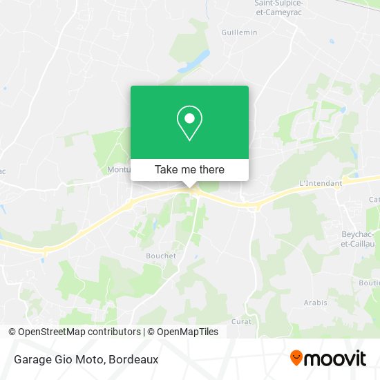 Mapa Garage Gio Moto
