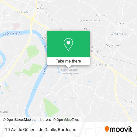 Mapa 10 Av. du Général de Gaulle