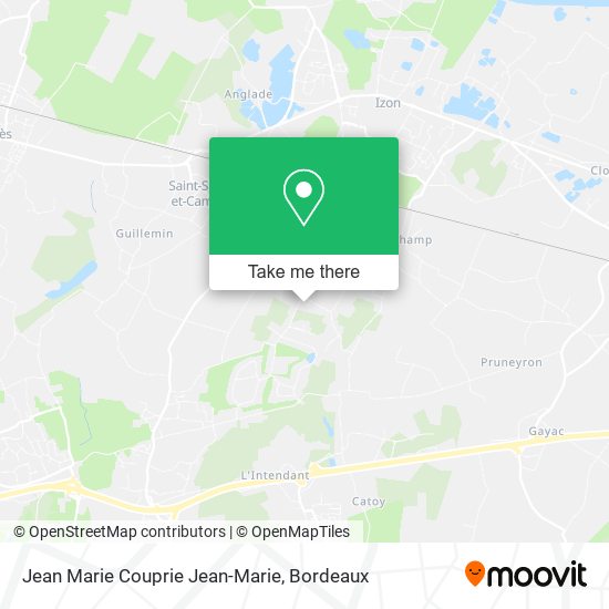 Jean Marie Couprie Jean-Marie map