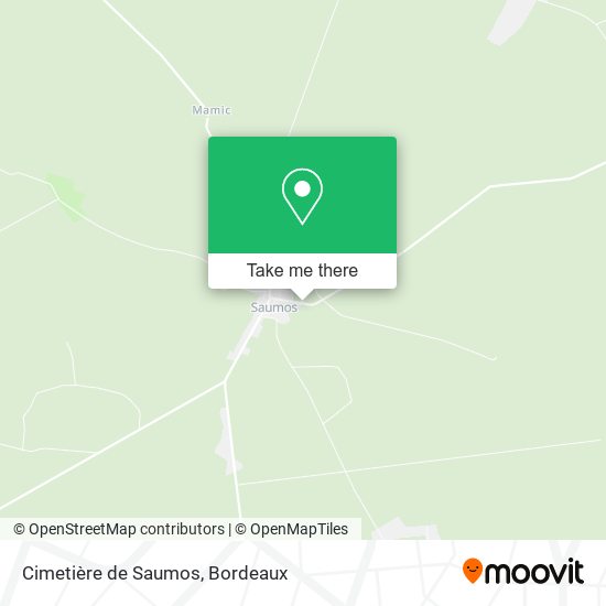 Cimetière de Saumos map