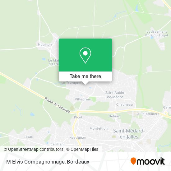 M Elvis Compagnonnage map