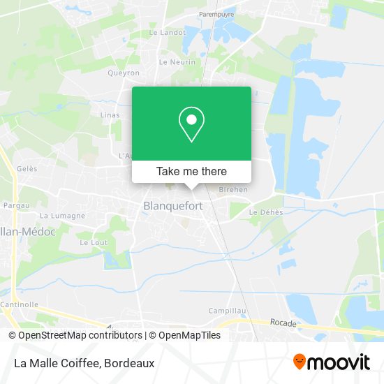 La Malle Coiffee map