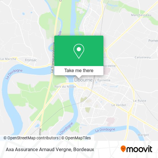 Axa Assurance Arnaud Vergne map