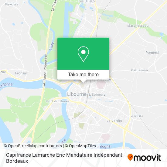 Mapa Capifrance Lamarche Eric Mandataire Indépendant