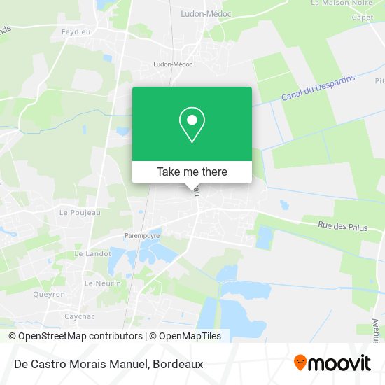 De Castro Morais Manuel map