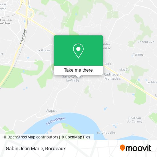 Gabin Jean Marie map