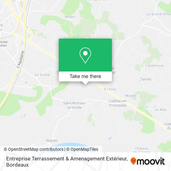 Mapa Entreprise Terrassement & Amenagement Extérieur