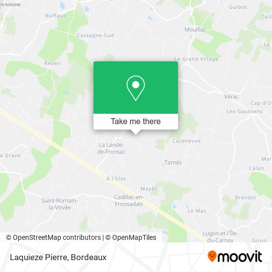 Laquieze Pierre map