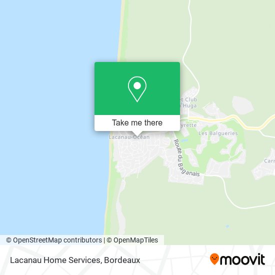 Lacanau Home Services map