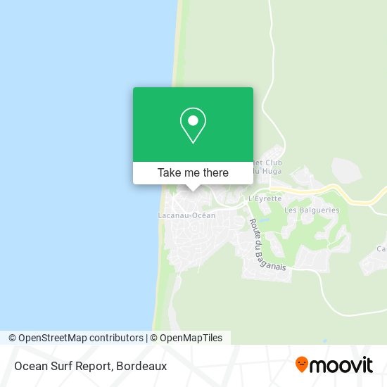 Ocean Surf Report map