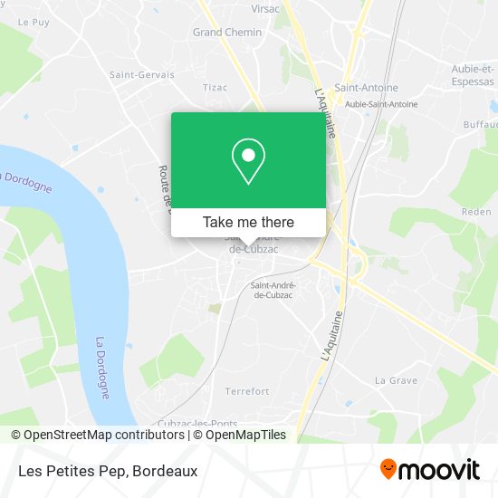 Les Petites Pep map