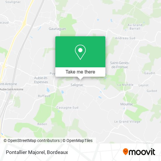 Mapa Pontallier Majorel