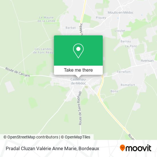 Pradal Cluzan Valérie Anne Marie map
