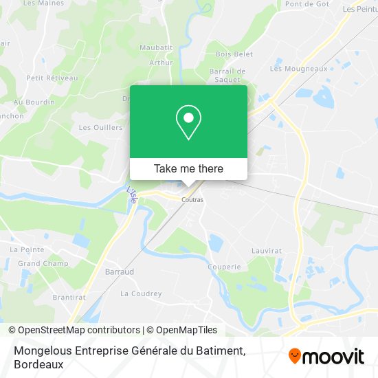 Mongelous Entreprise Générale du Batiment map