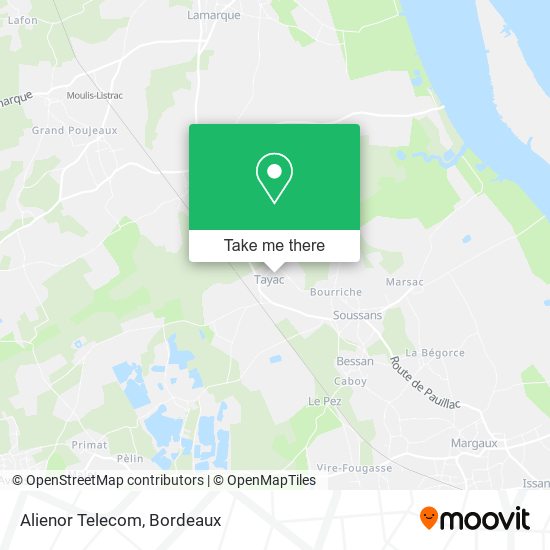 Mapa Alienor Telecom