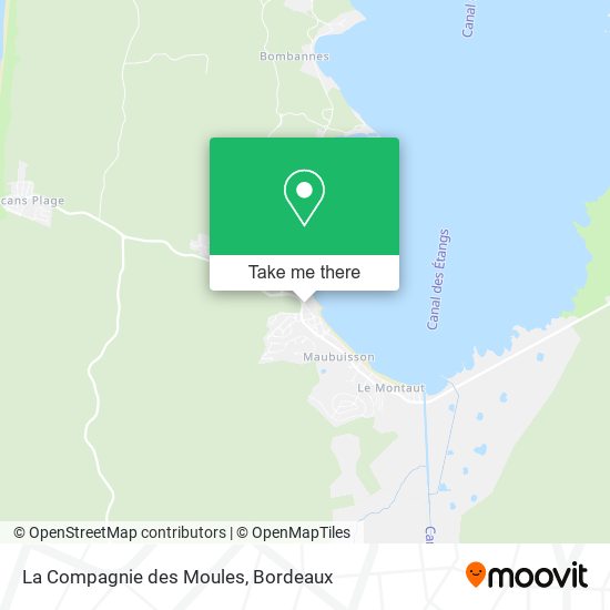 La Compagnie des Moules map