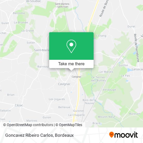 Goncavez Ribeiro Carlos map