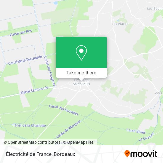 Électricité de France map