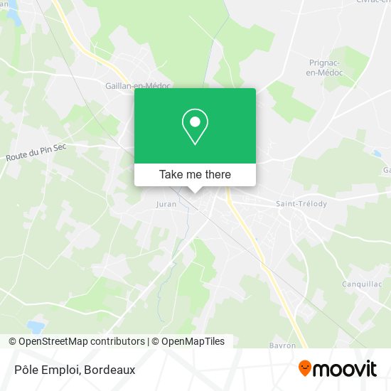 Mapa Pôle Emploi