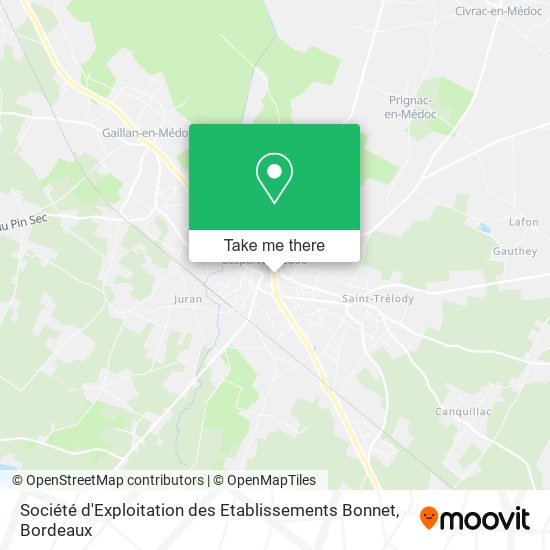 Société d'Exploitation des Etablissements Bonnet map