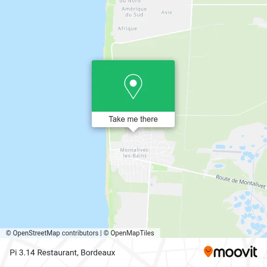 Pi 3.14 Restaurant map
