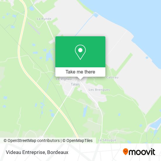 Videau Entreprise map