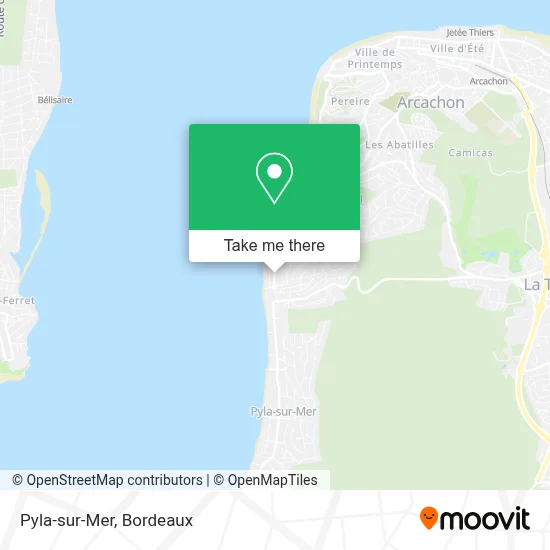 Pyla-sur-Mer map