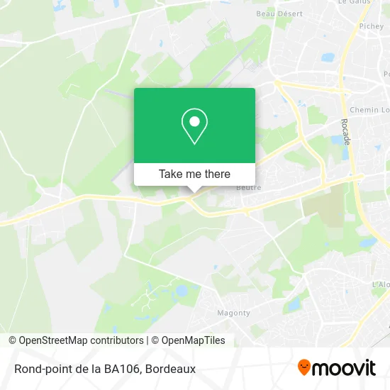 Rond-point de la BA106 map