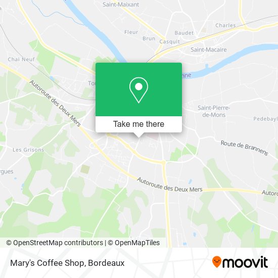 Mary's Coffee Shop map