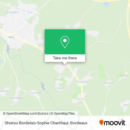 Shiatsu Bordelais-Sophie Chanthaut map