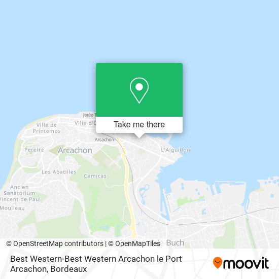 Best Western-Best Western Arcachon le Port Arcachon map