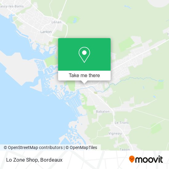 Lo Zone Shop map