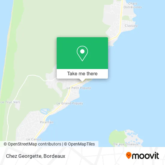 Chez Georgette map