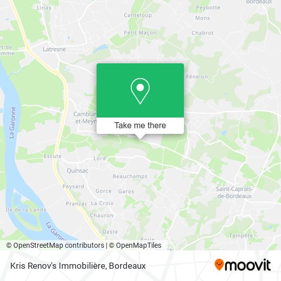 Kris Renov's Immobilière map
