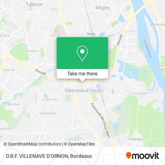D.B.F. VILLENAVE D'ORNON map