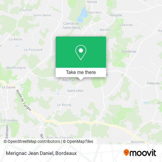 Mapa Merignac Jean Daniel