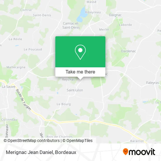 Merignac Jean Daniel map