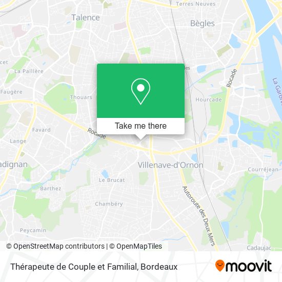 Thérapeute de Couple et Familial map