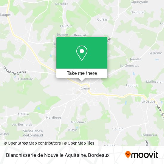 Blanchisserie de Nouvelle Aquitaine map