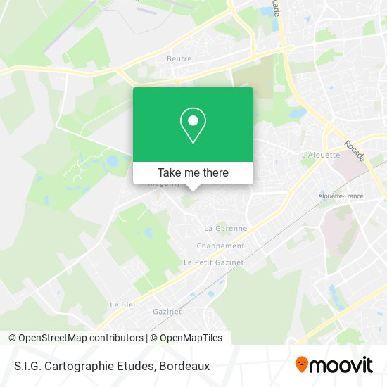 S.I.G. Cartographie Etudes map