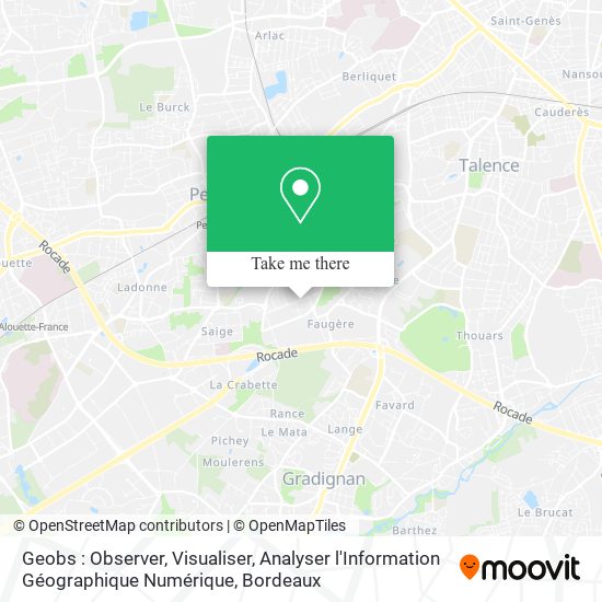 Geobs : Observer, Visualiser, Analyser l'Information Géographique Numérique map