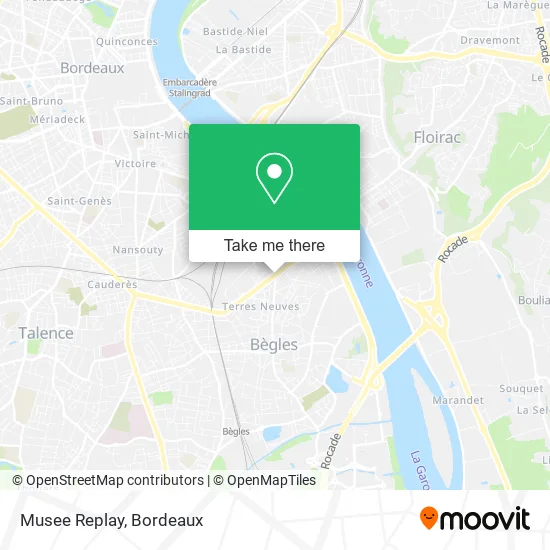Musee Replay map