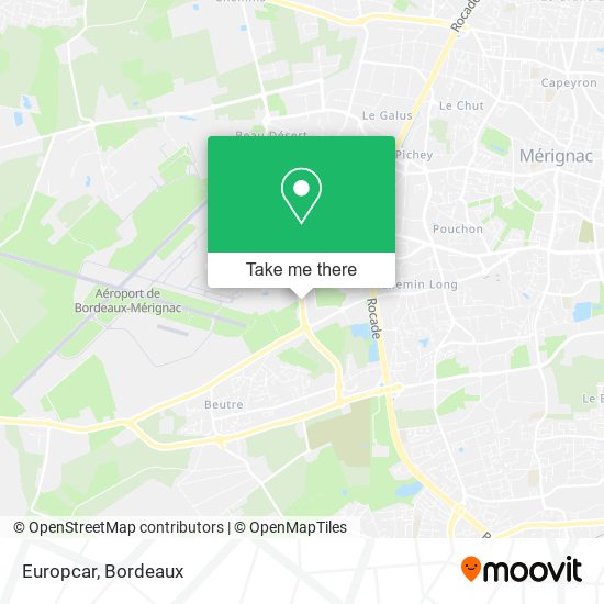 Europcar map