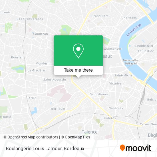 Boulangerie Louis Lamour map