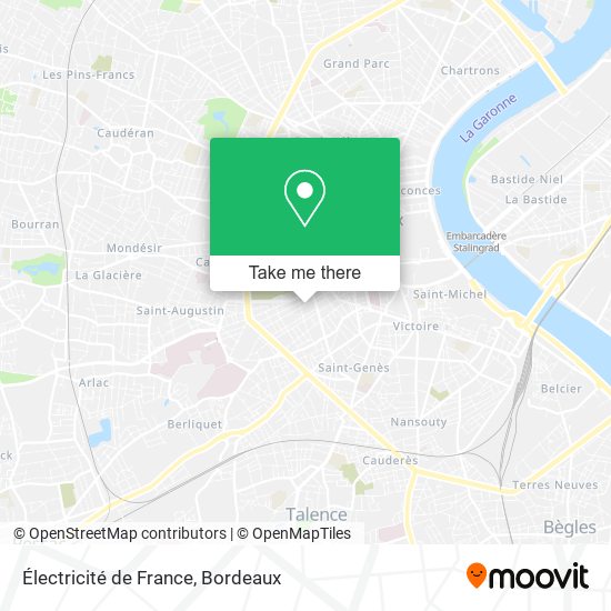 Électricité de France map